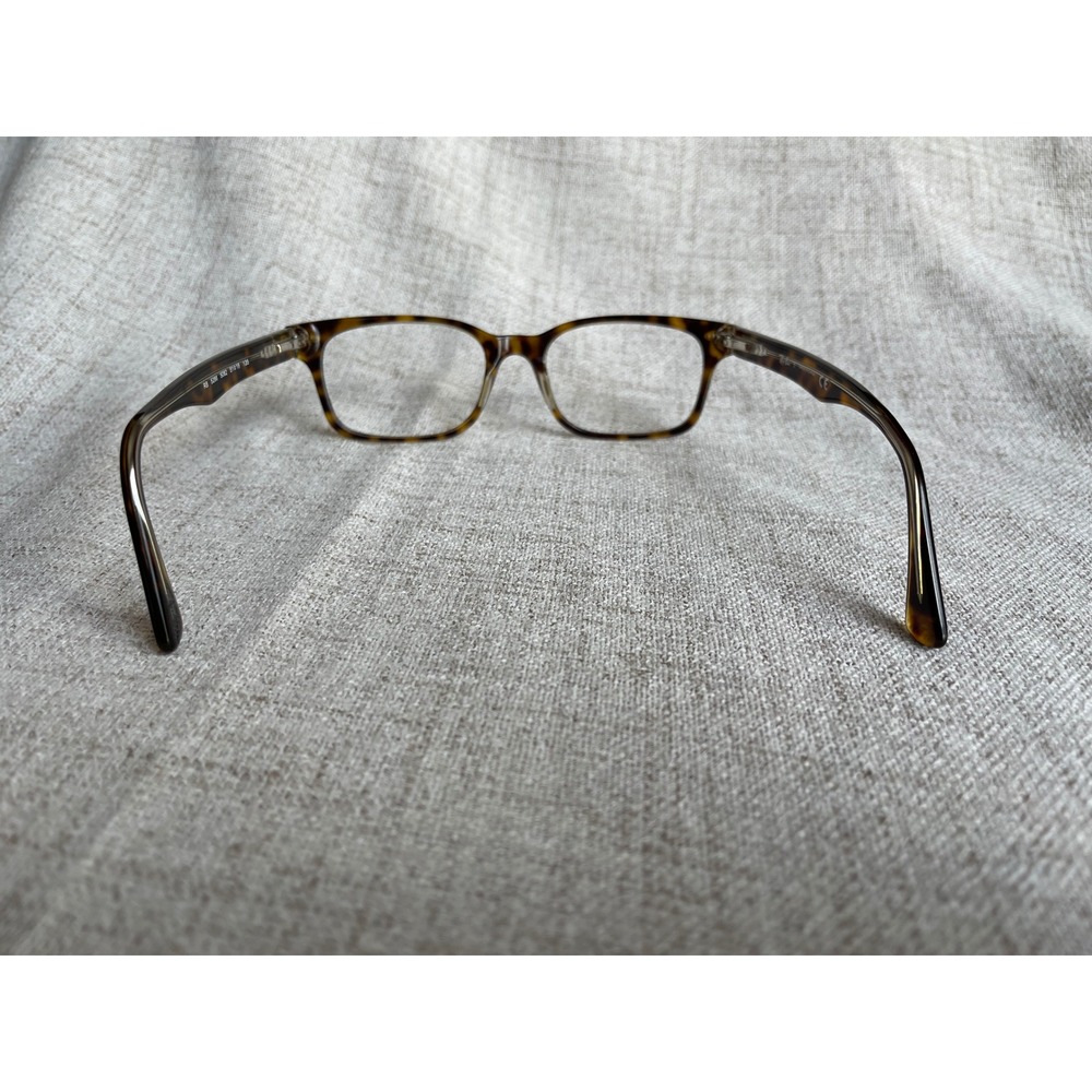 Ray-Ban RB 5286 5082 Tortoise Havana Rectangular Eyeglasses Frames 51-18 135 - Picture 7 of 10